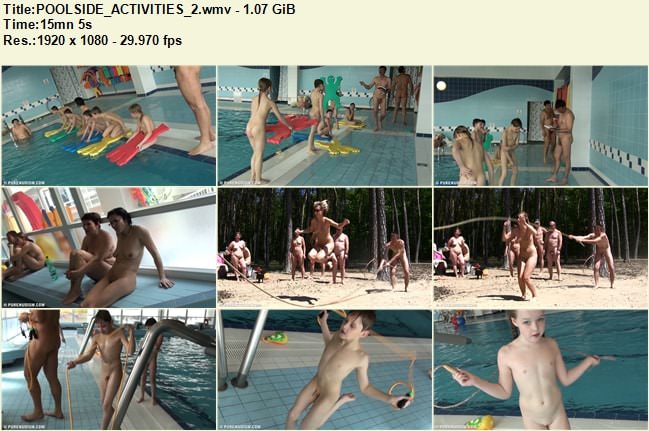プールサイドアクティビティ-大人と若者のヌーディストビデオ vol.2 [Naturism Archiv]